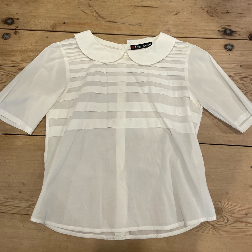 Adam Arnold White Blouse